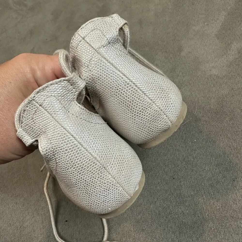 Gymboree Lace-Up Ballet Flats Shoes Girls Size 13 Elegant Formal Evening